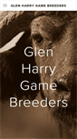 Mobile Screenshot of glenharrygamebreeders.com